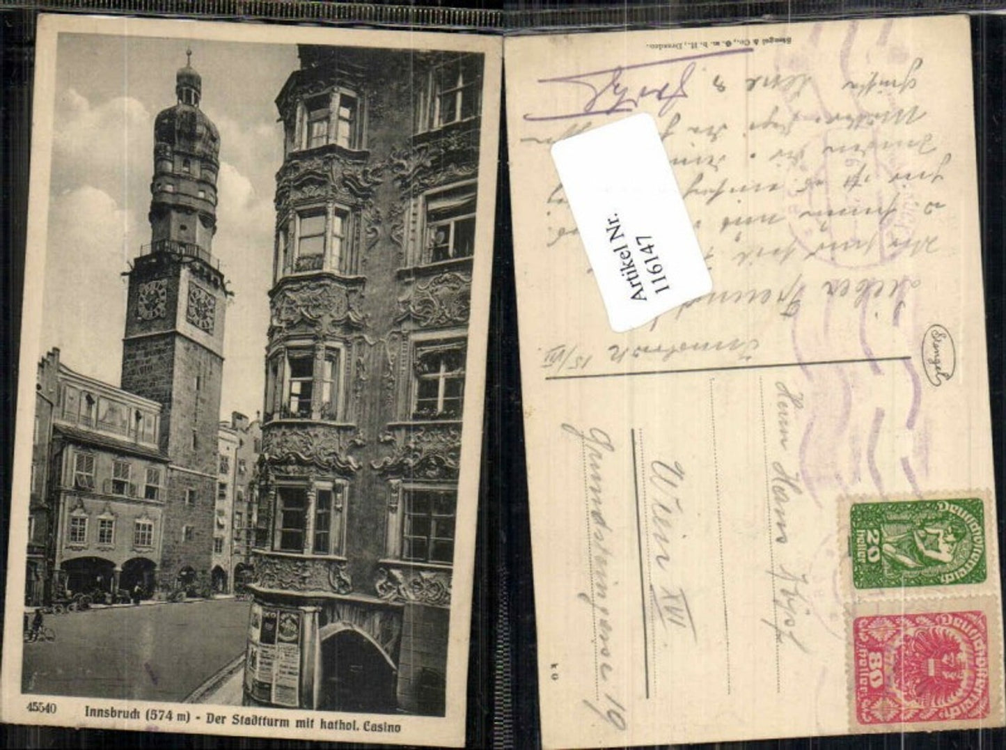 Alte Ansichtskarte – Old Postcard