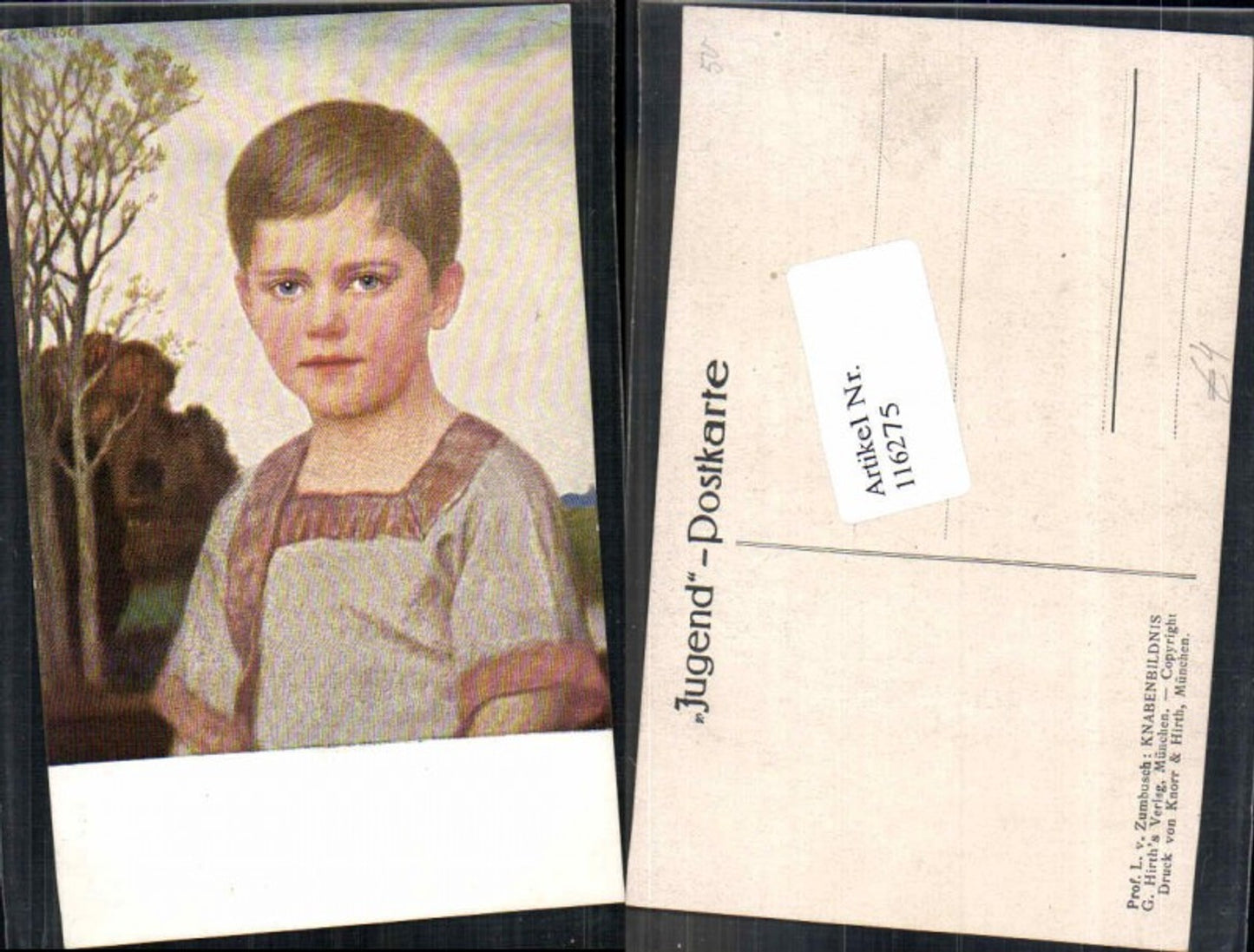 116275, Lv Zumbusch Boy Portrait