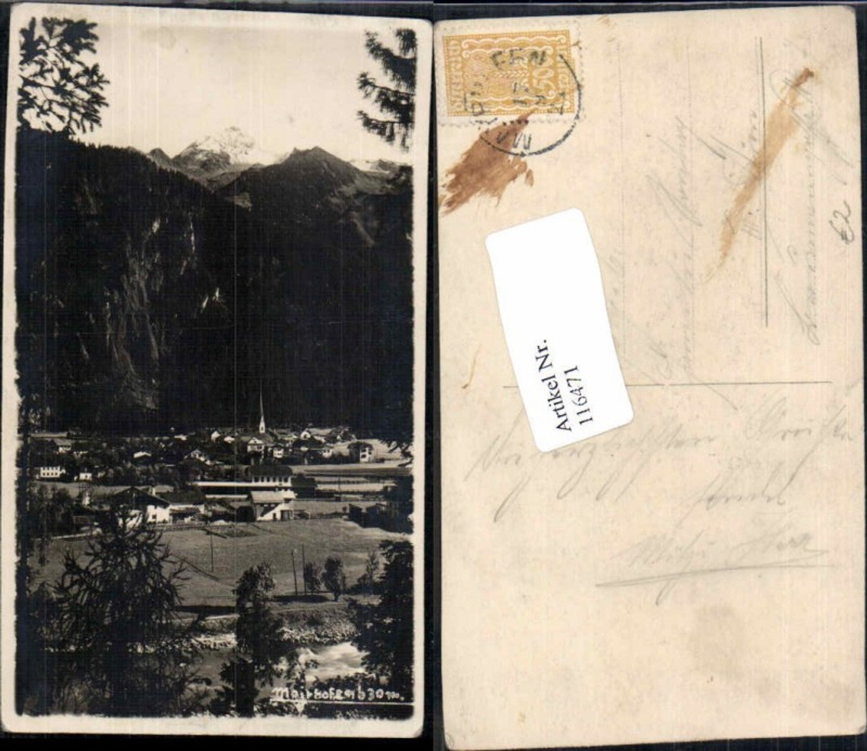 Alte Ansichtskarte – Old Postcard