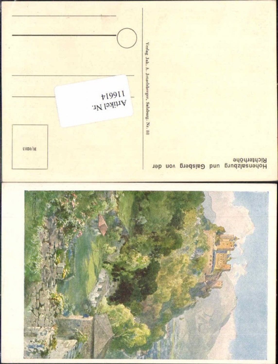 116614,REPRO E.T. Compton Salzburg Gaisberg Festung