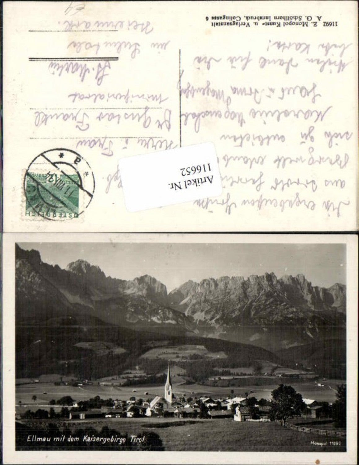 Alte Ansichtskarte – Old Postcard