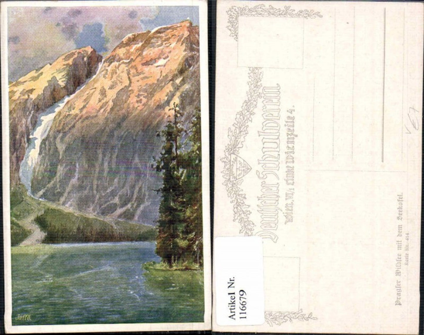 116679,Dt. Schulverein 414 Pragser Wildsee Prags Trentino