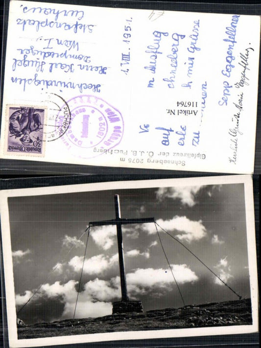 116764,Gipfelkreuz bei Puchberg am Schneeberg