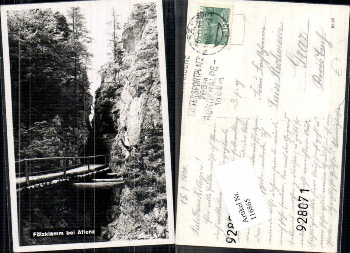 Alte Ansichtskarte – Old Postcard