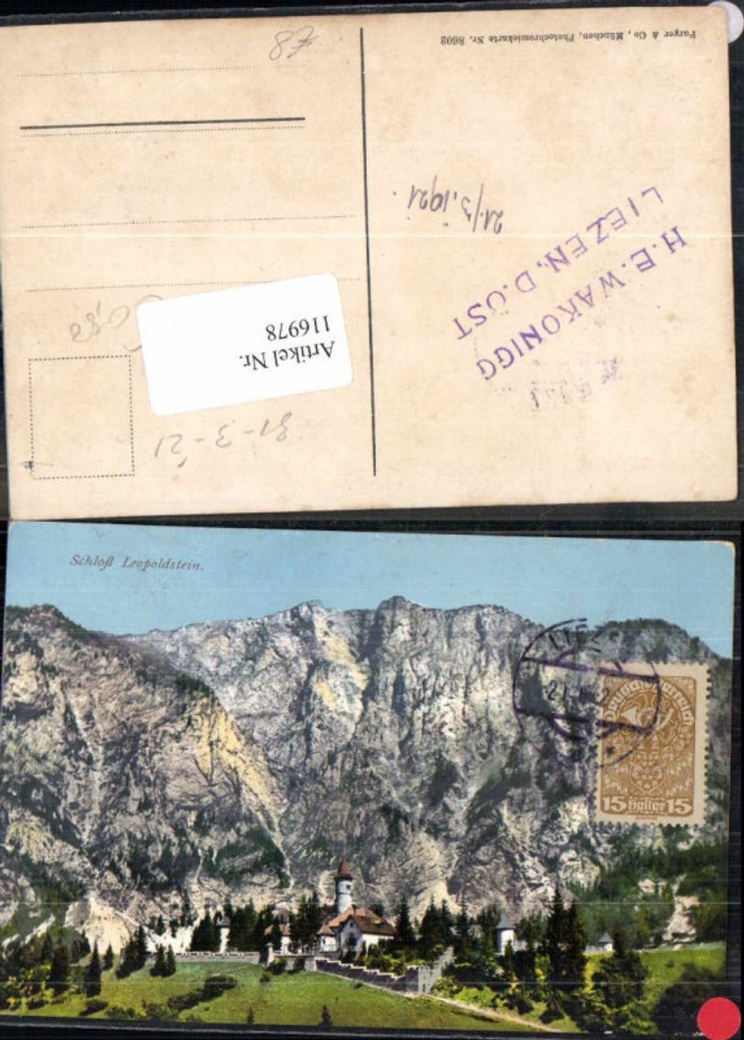 Alte Ansichtskarte – Old Postcard