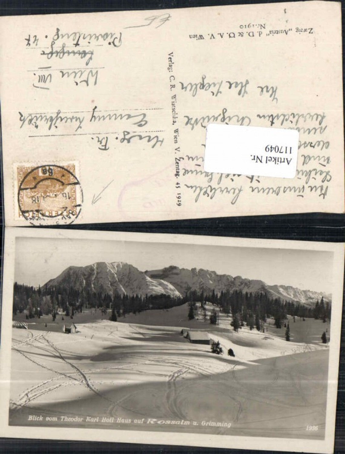 Alte Ansichtskarte – Old Postcard