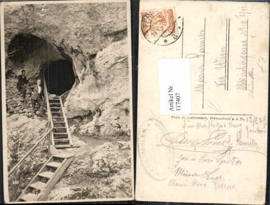 117407,FotoAK Türkenloch bei Weissenbach a.d. Triesting Furth 1930