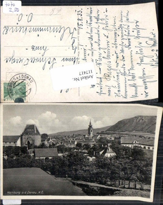 117417,Hainburg a.d. Donau Teilansicht 1930