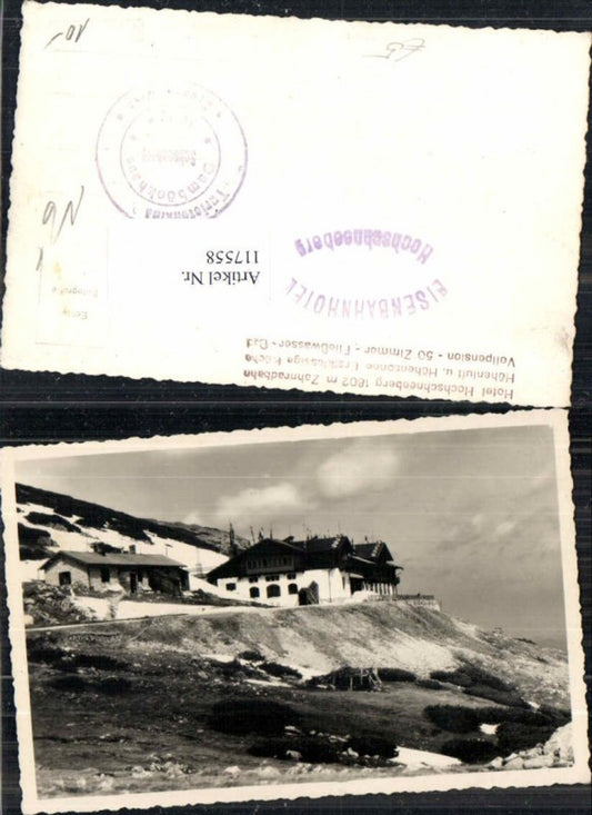 117558,Puchberg am Schneeberg Hochschneeberg