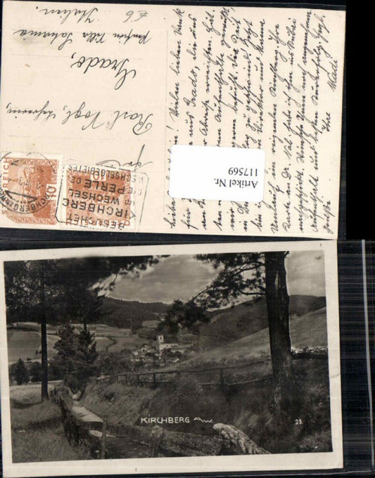 117569,seltene FotoAK Kirchberg am Wechsel 1930