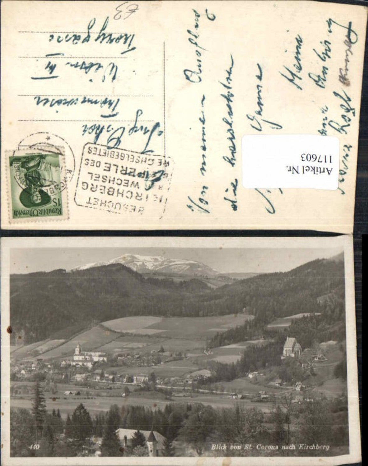 117603,St Corona von Kirchberg am Wechsel