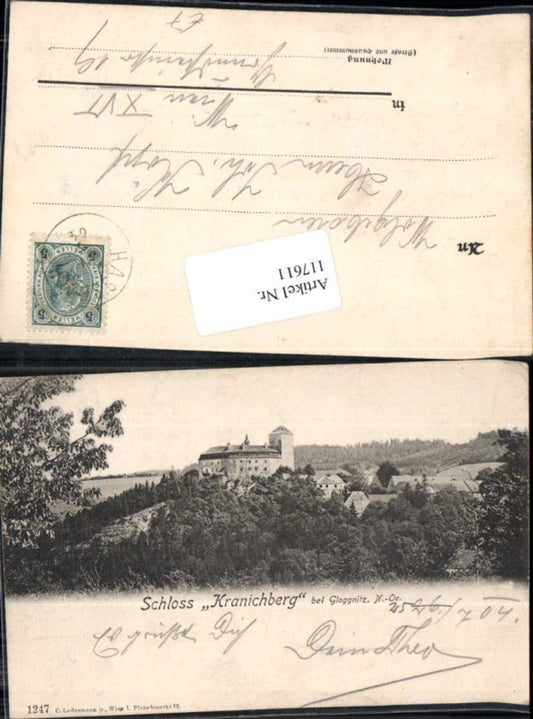 117611,Schloss Kranichberg bei Gloggnitz 1901