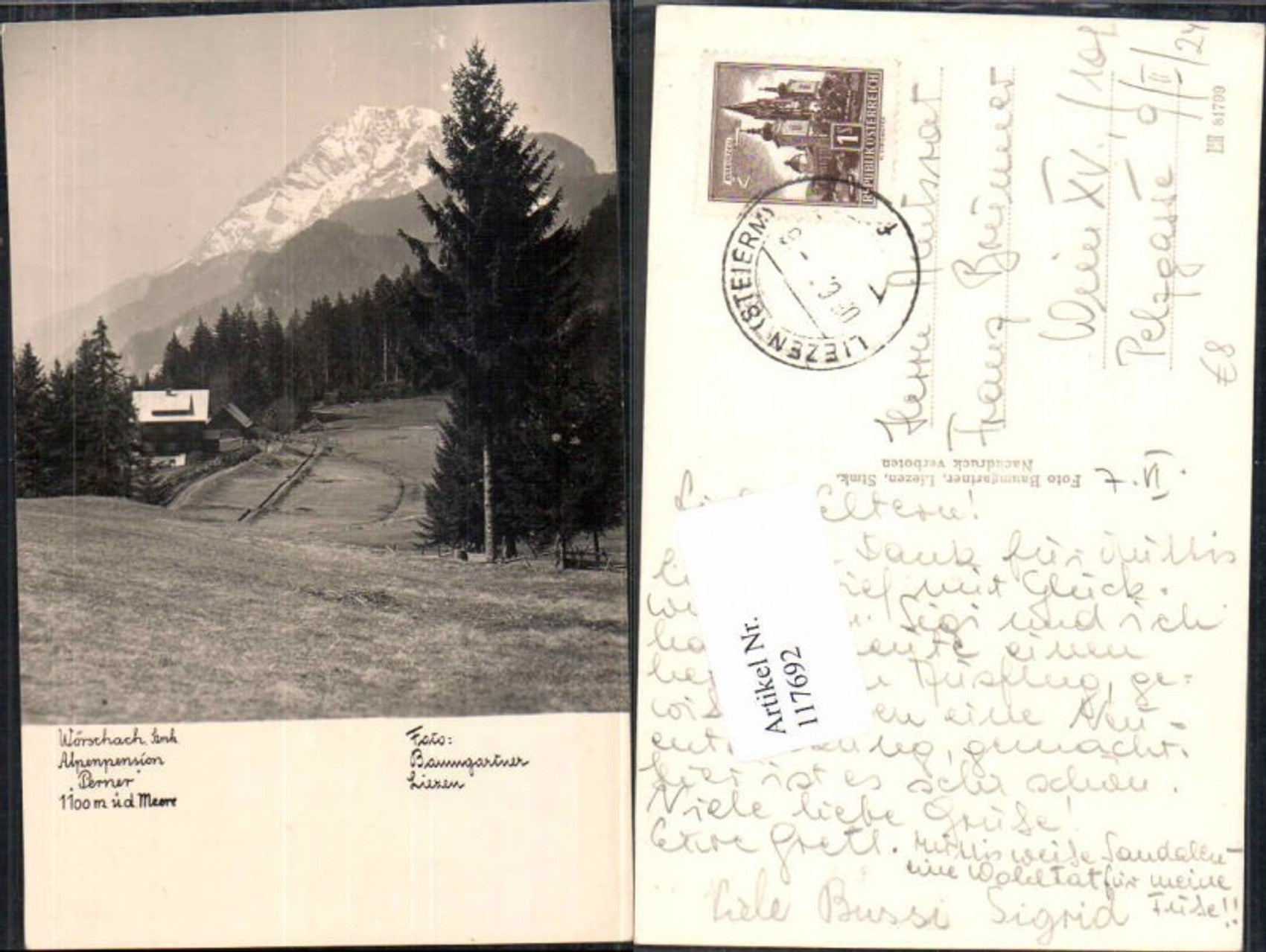 Alte Ansichtskarte – Old Postcard