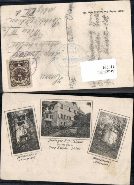 117791,Anninger Schutzhaus bei Mödling Warte