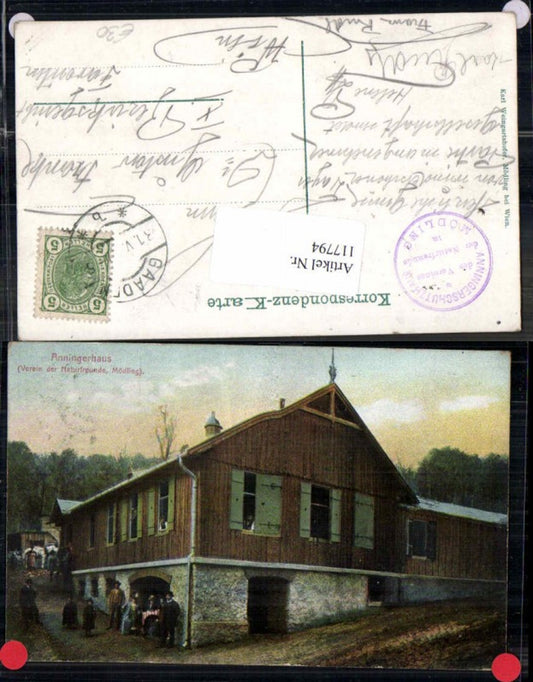 117794,Anningerhaus Anninger bei Mödling Leute Gasthaus