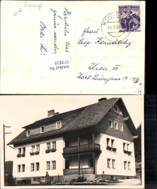 117825,Annaberg Pension Spindelhof Wienerbruck seltene AK