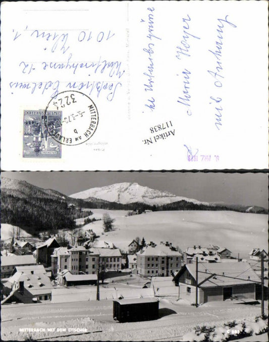 117838,Mitterbach m. Ötscher Winteransicht