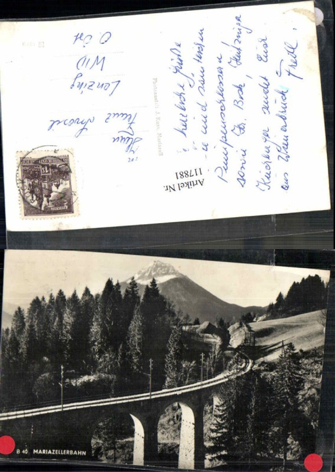 117881,Mariazellerbahn bei Annaberg Josefsberg Wienerbruck Viadukt