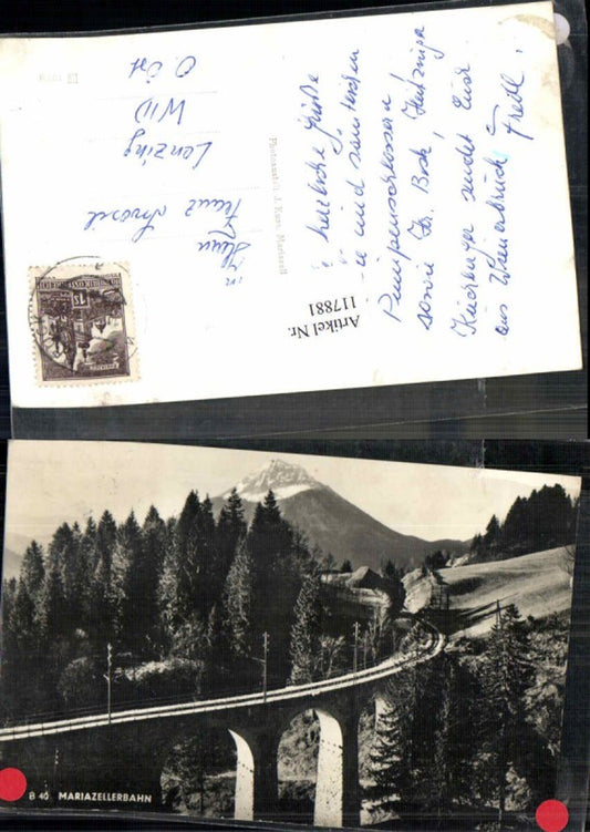 117881,Mariazellerbahn bei Annaberg Josefsberg Wienerbruck Viadukt