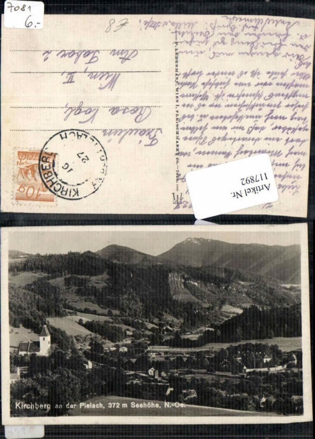 117892,Kirchberg a.d. Pielach 1926