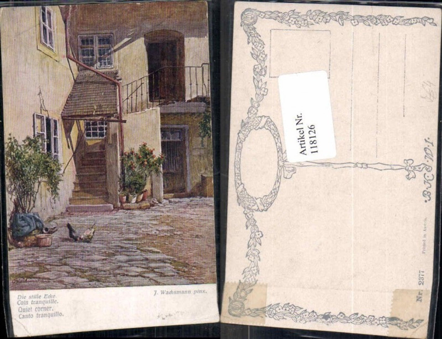 118126,J. Wachsmann Die stille Ecke B.K.W.I 2377