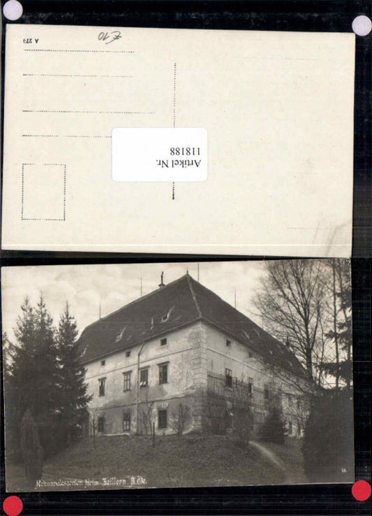 118188,seltene Fotokarte Zeillern bei Amstetten Heim Aussen