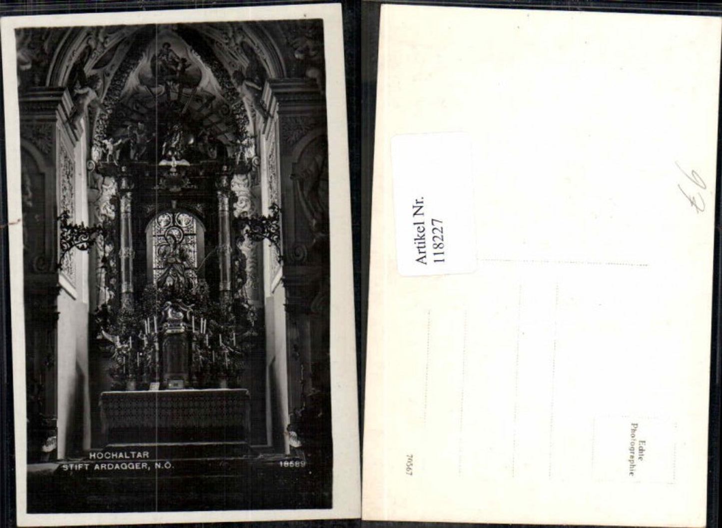 118227,Hochaltar Altar Kirche Stift Ardagger bei Amstetten