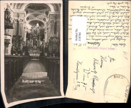 118784,Kalham Kallham Partie in der Kirche 1941