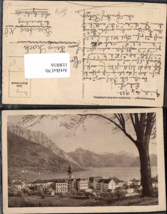 118816,Gmunden vom Kalvarienberg pub Brandt 01