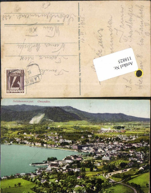 118825,Salzkammergut Gmunden am Traunsee Totale pub Brandt 1349