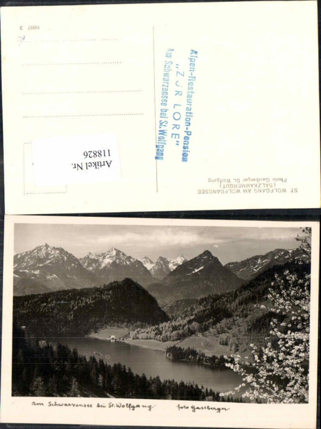 118826,Schwarzensee bei St Wolfgang Wolfgangsee pub Gastberger