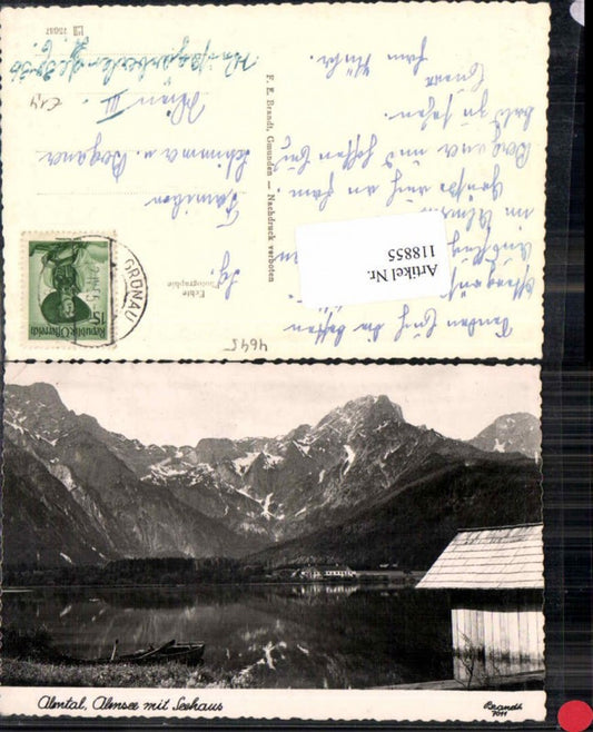 118855,Almtal Almsee bei Grünau Seehaus
