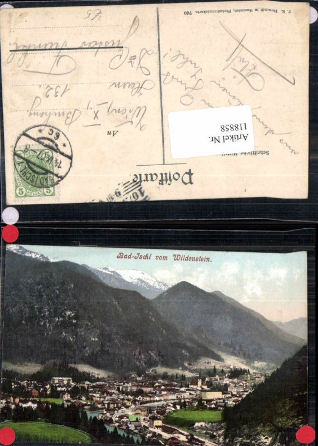 118858,Bad Ischl von Wildenstein pub Brandt 760