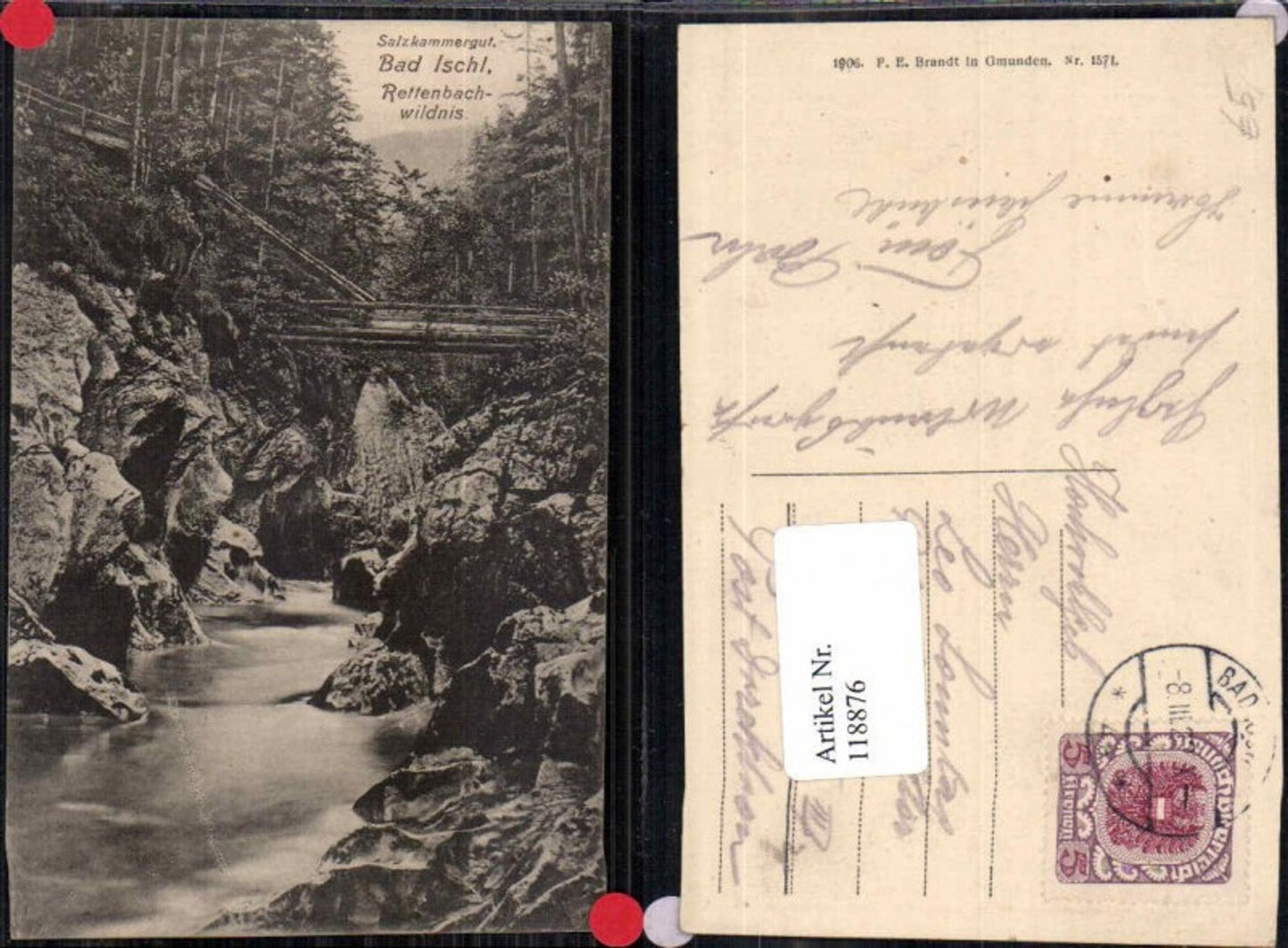 118876,Salzkammergut Bad Ischl Rettenbachwildnis pub Brandt 1571