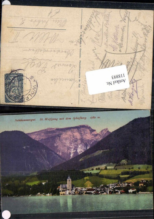 118893,Salzkammergut St Wolfgang m. Schafberg pub Brandt 813