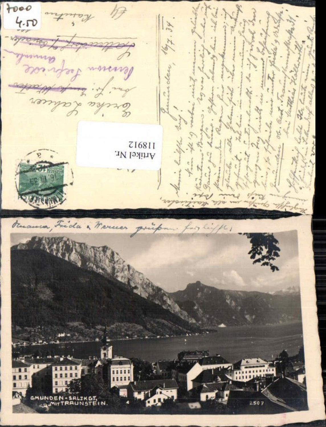 118912,Gmunden m. Traunsee Traunstein