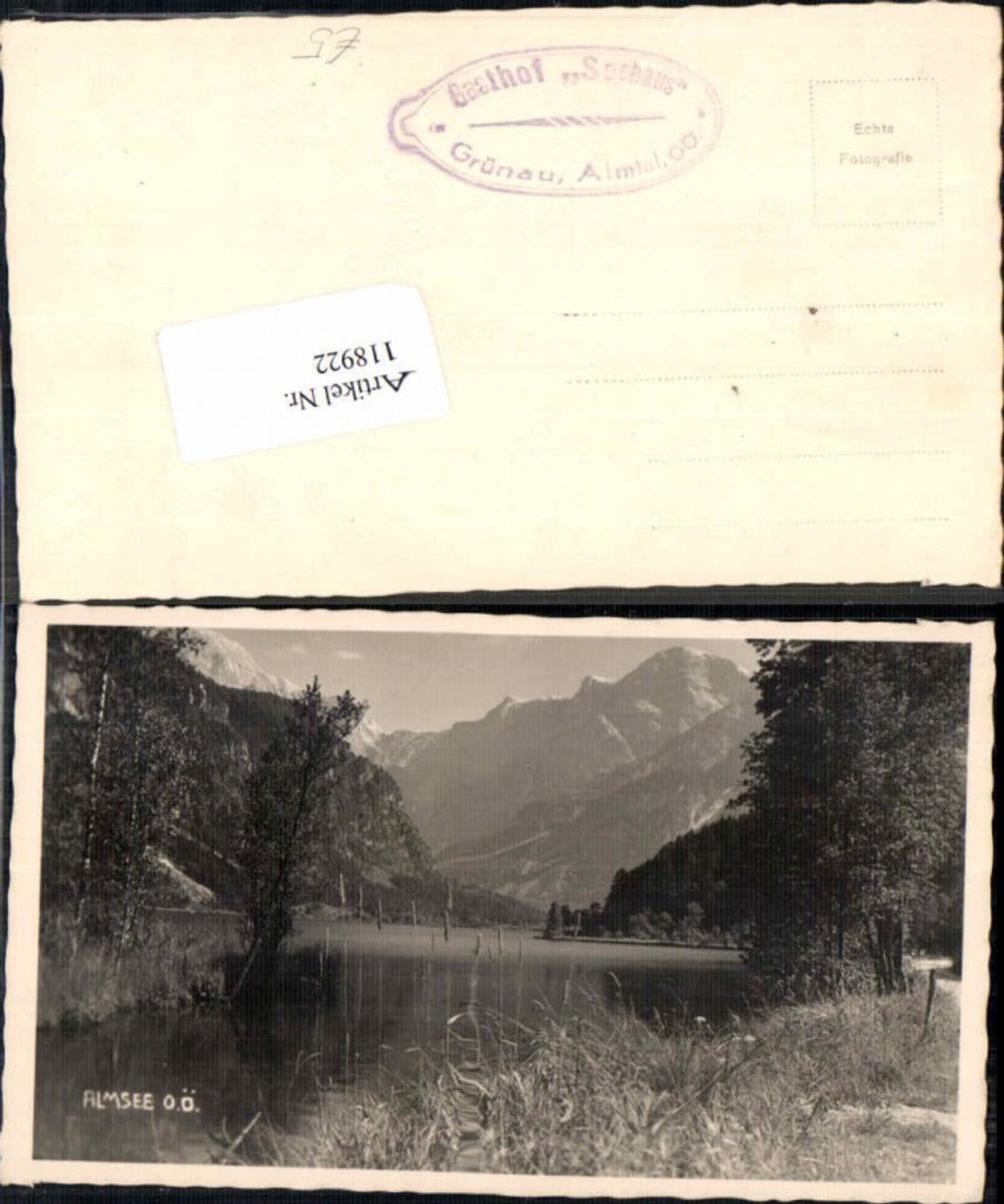 118922,FotoAK Almsee bei Grünau im Almtal
