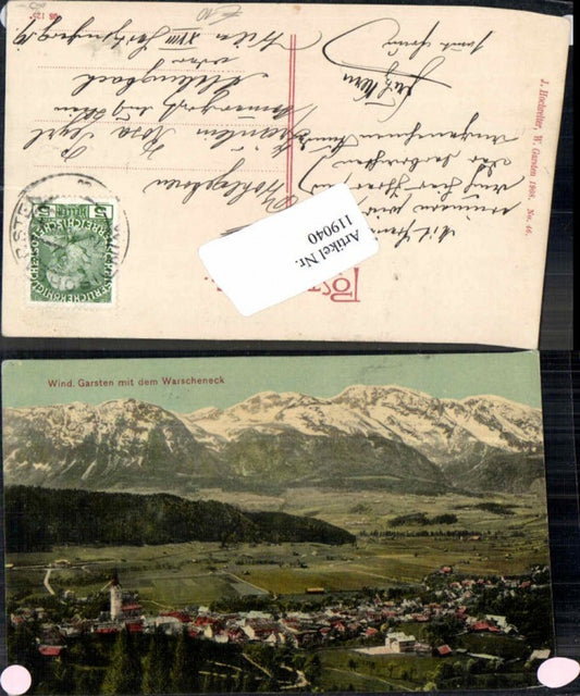 119040,Windischgarsten gegen Warscheneck 1908