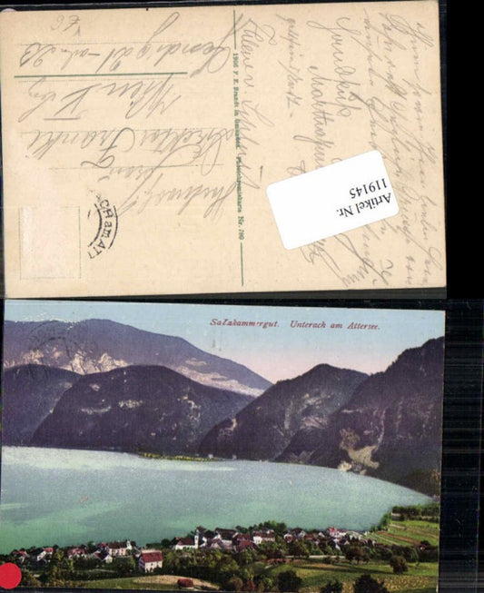 119145,Salzkammergut Unterach am Attersee Brandt 780