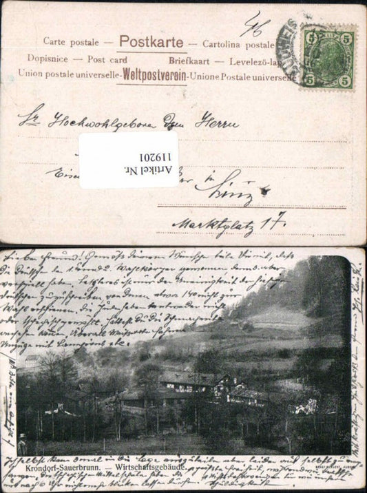 Alte Ansichtskarte – Old Postcard