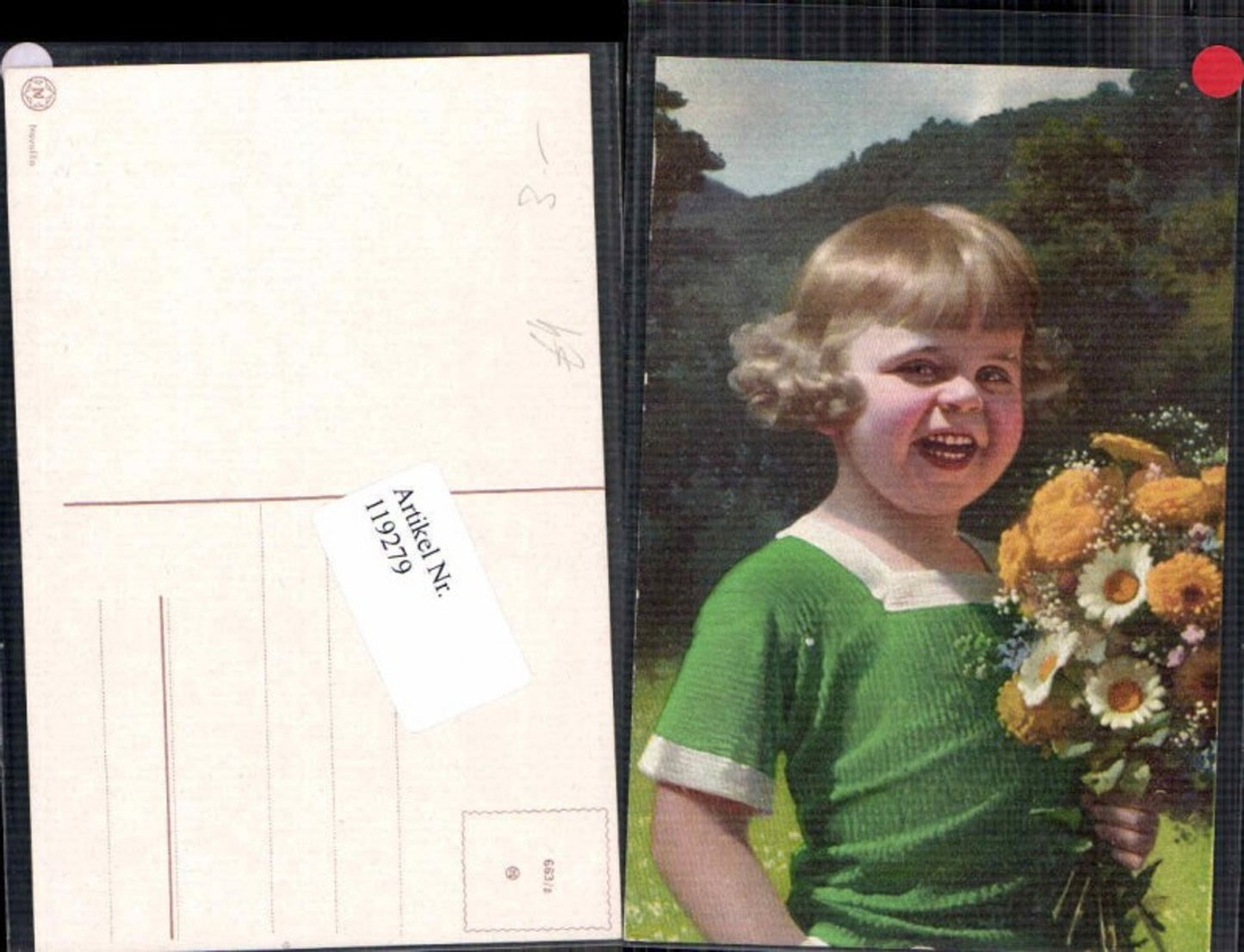 119279,Süsses Kind Mädchen lacht Blumen Gänseblümchen