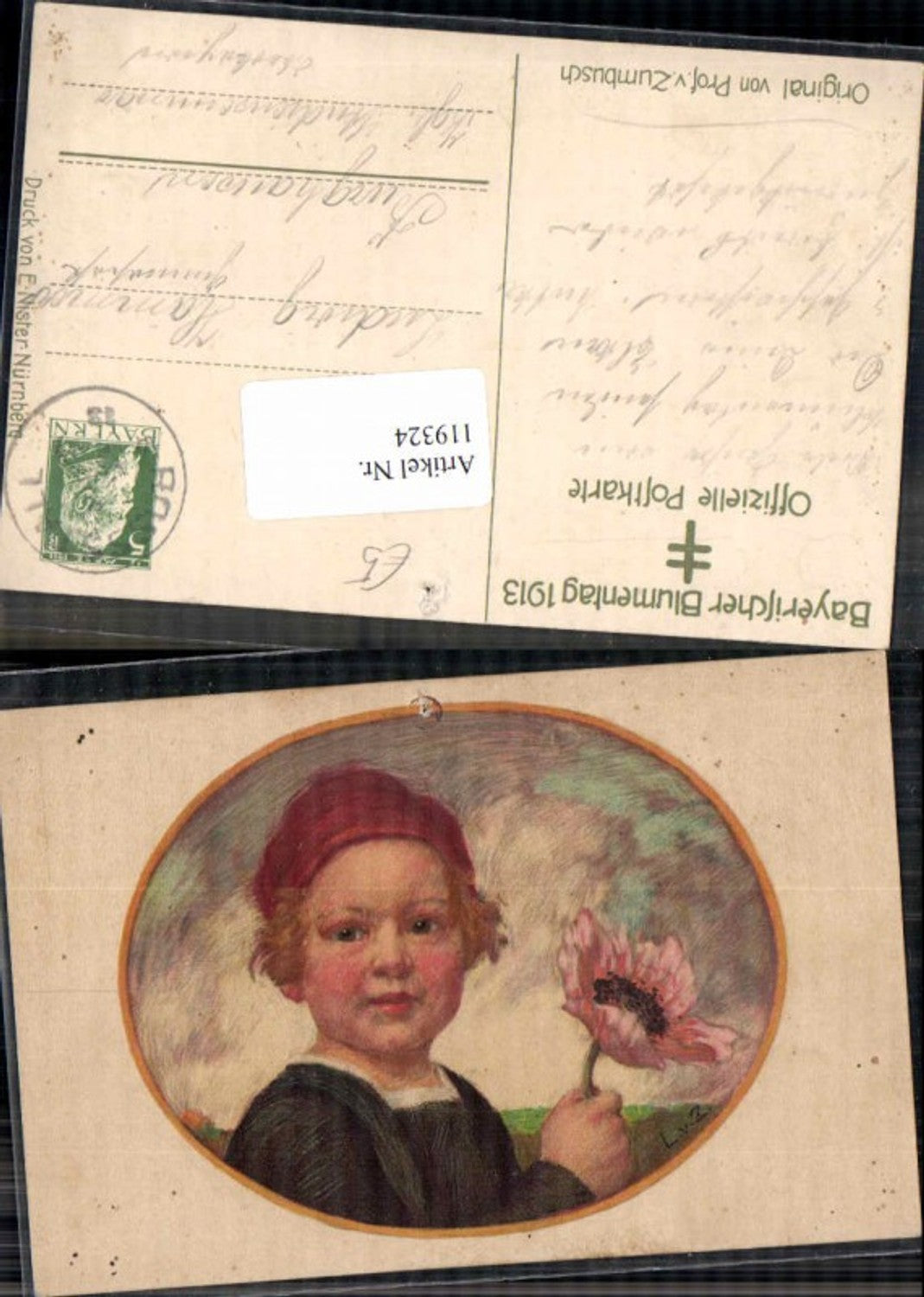 119324,Bayrischer Blumentag 1913 L.V. Zumbusch