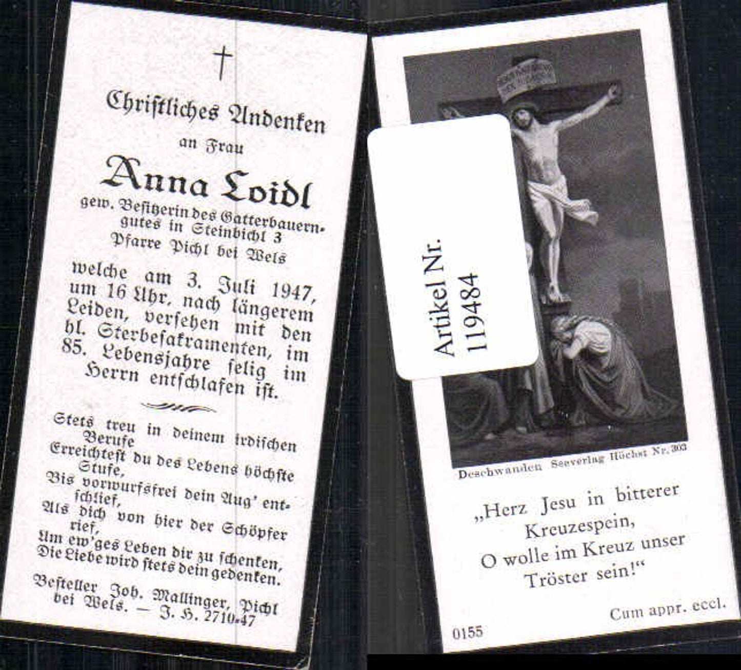 Alte Ansichtskarte – Old Postcard