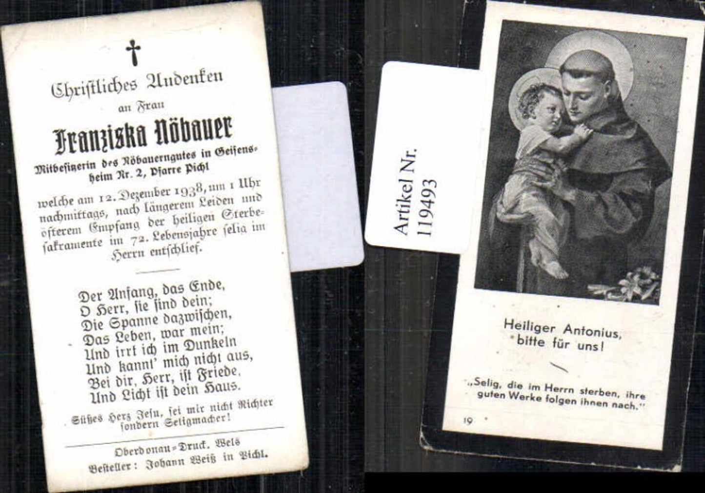 Alte Ansichtskarte – Old Postcard