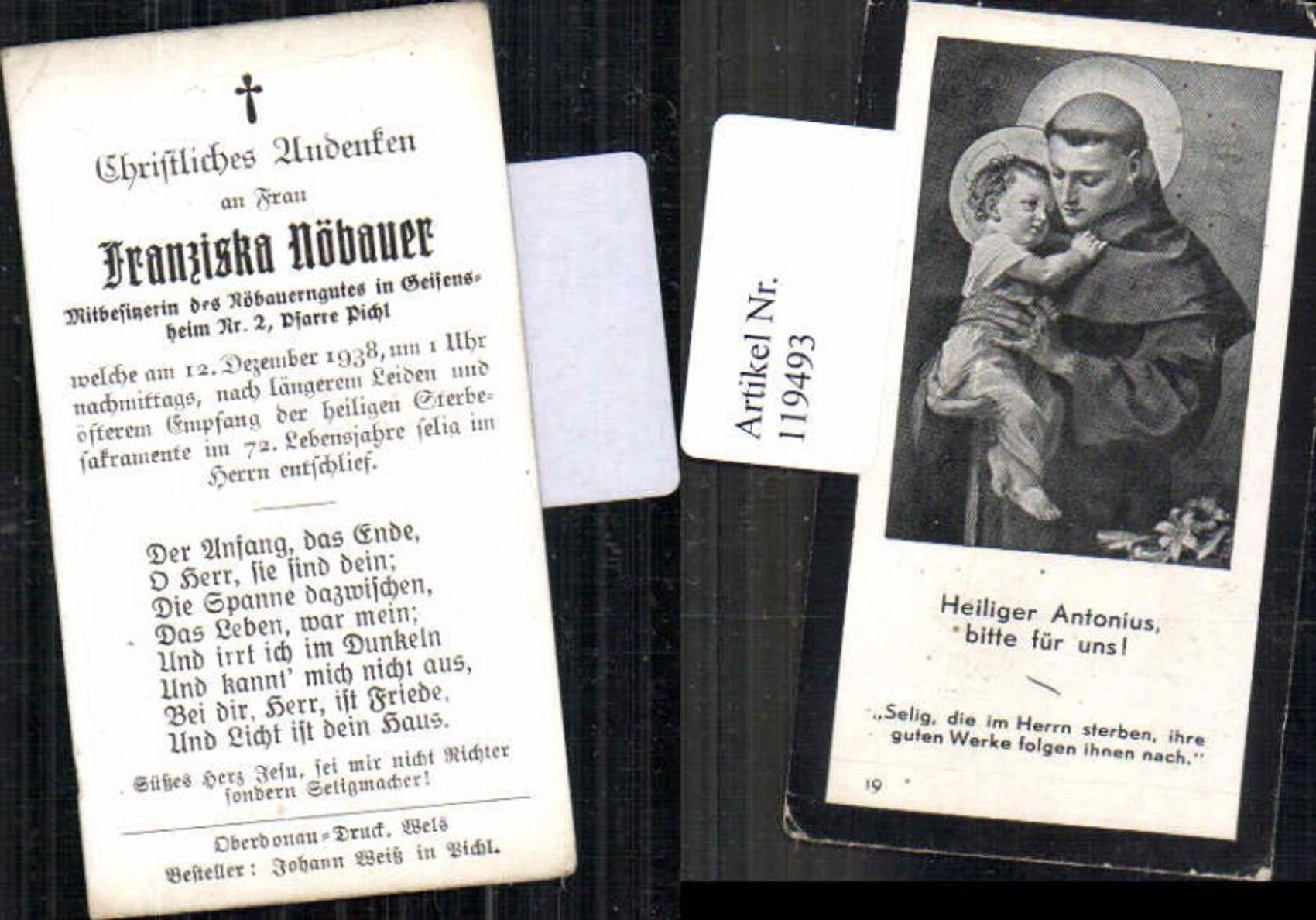 Alte Ansichtskarte – Old Postcard