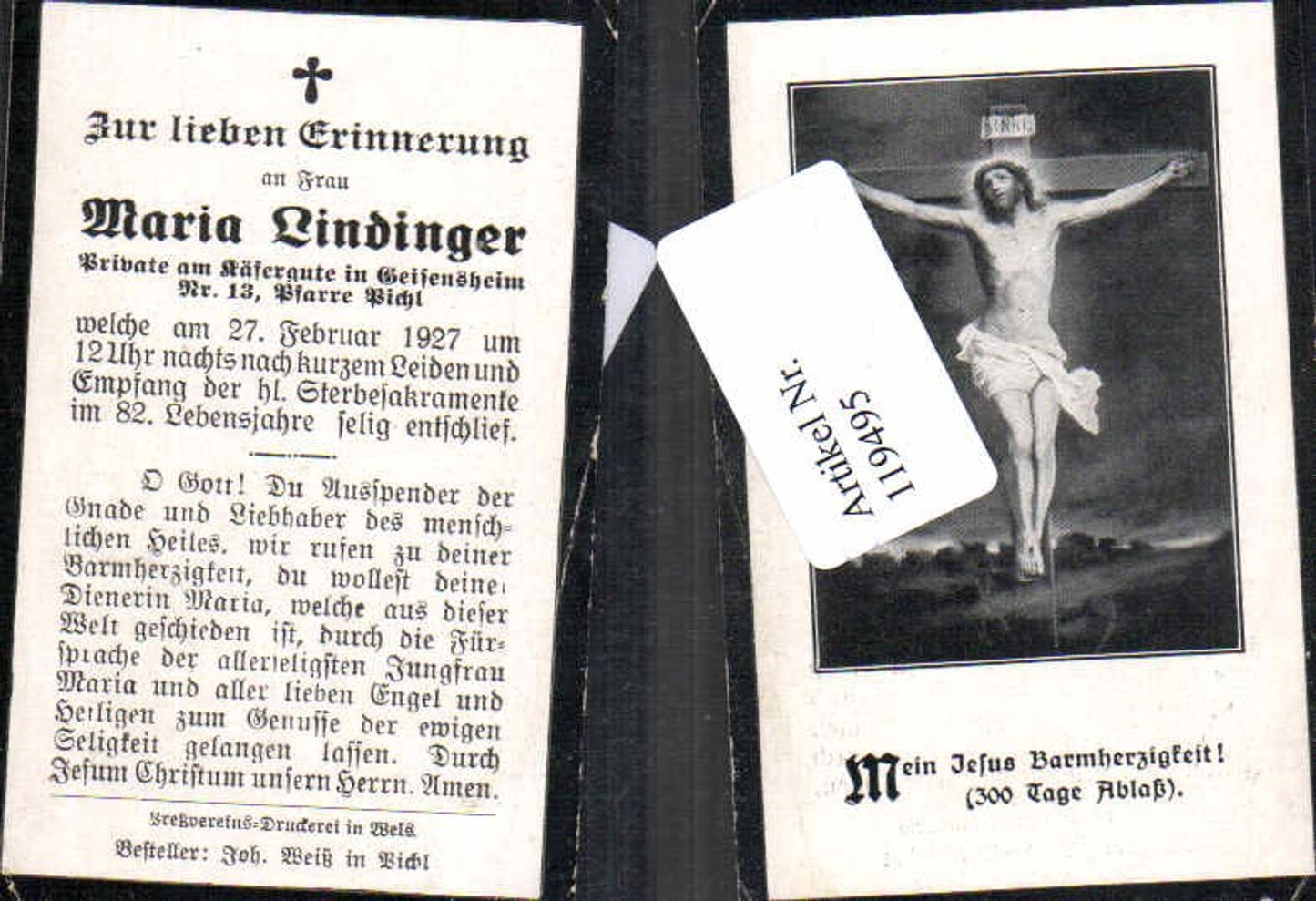 Alte Ansichtskarte – Old Postcard