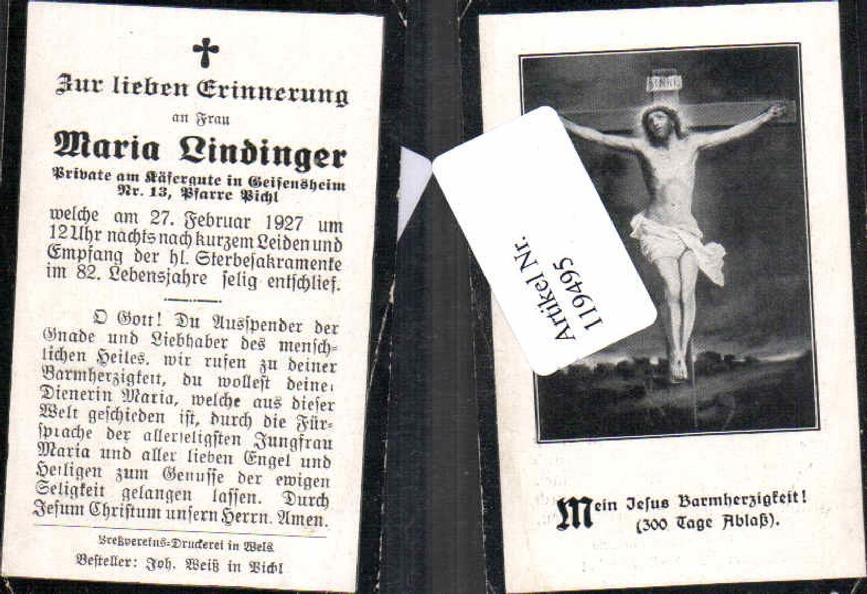 Alte Ansichtskarte – Old Postcard