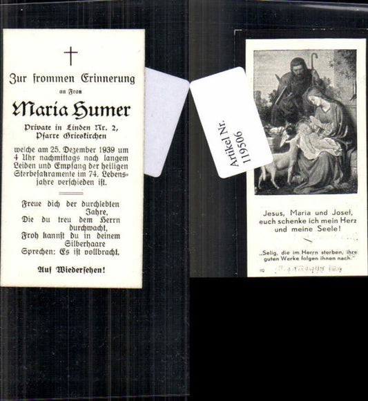 Alte Ansichtskarte – Old Postcard