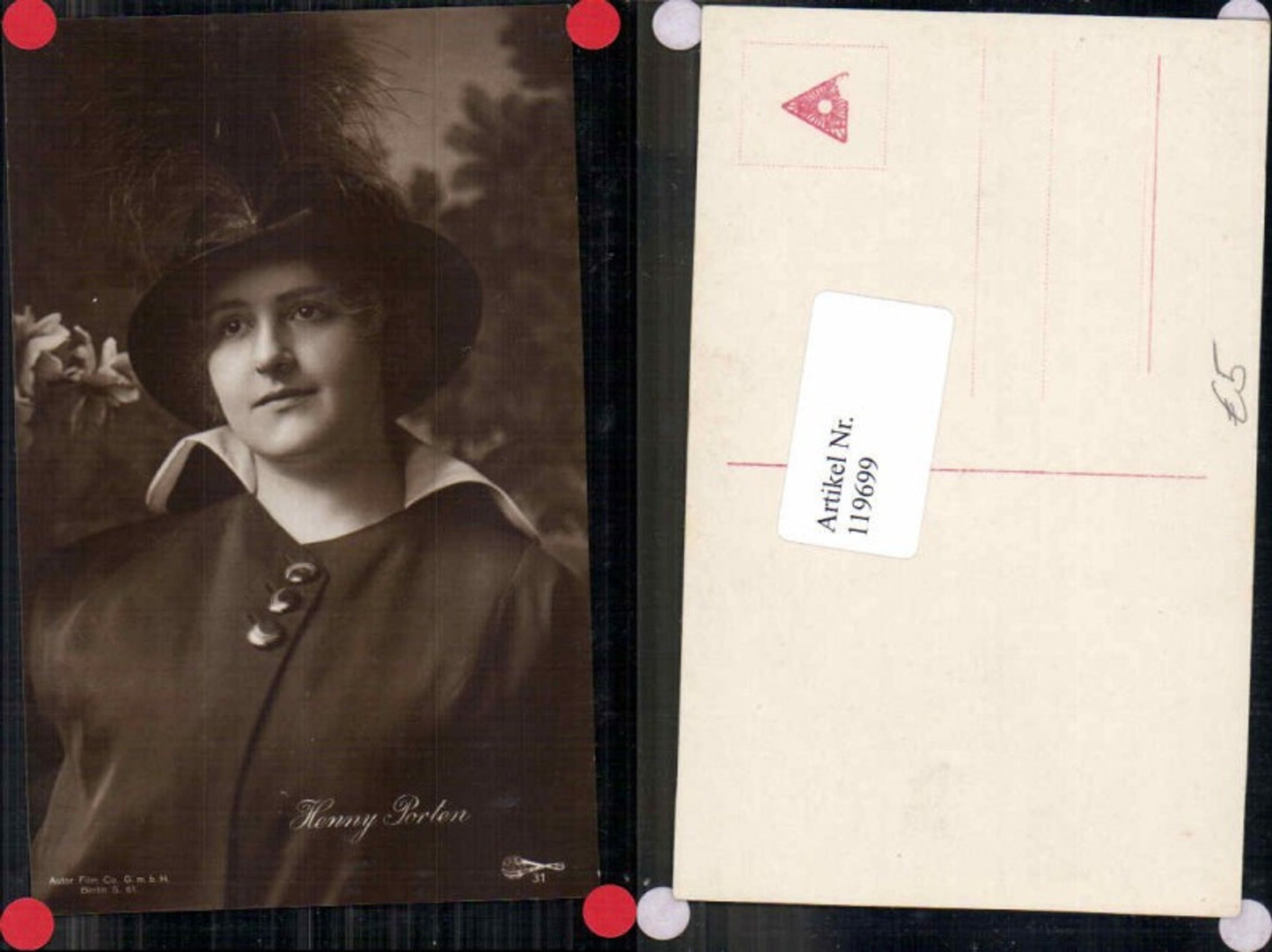 119699,Henny Porten m. Hut Mode