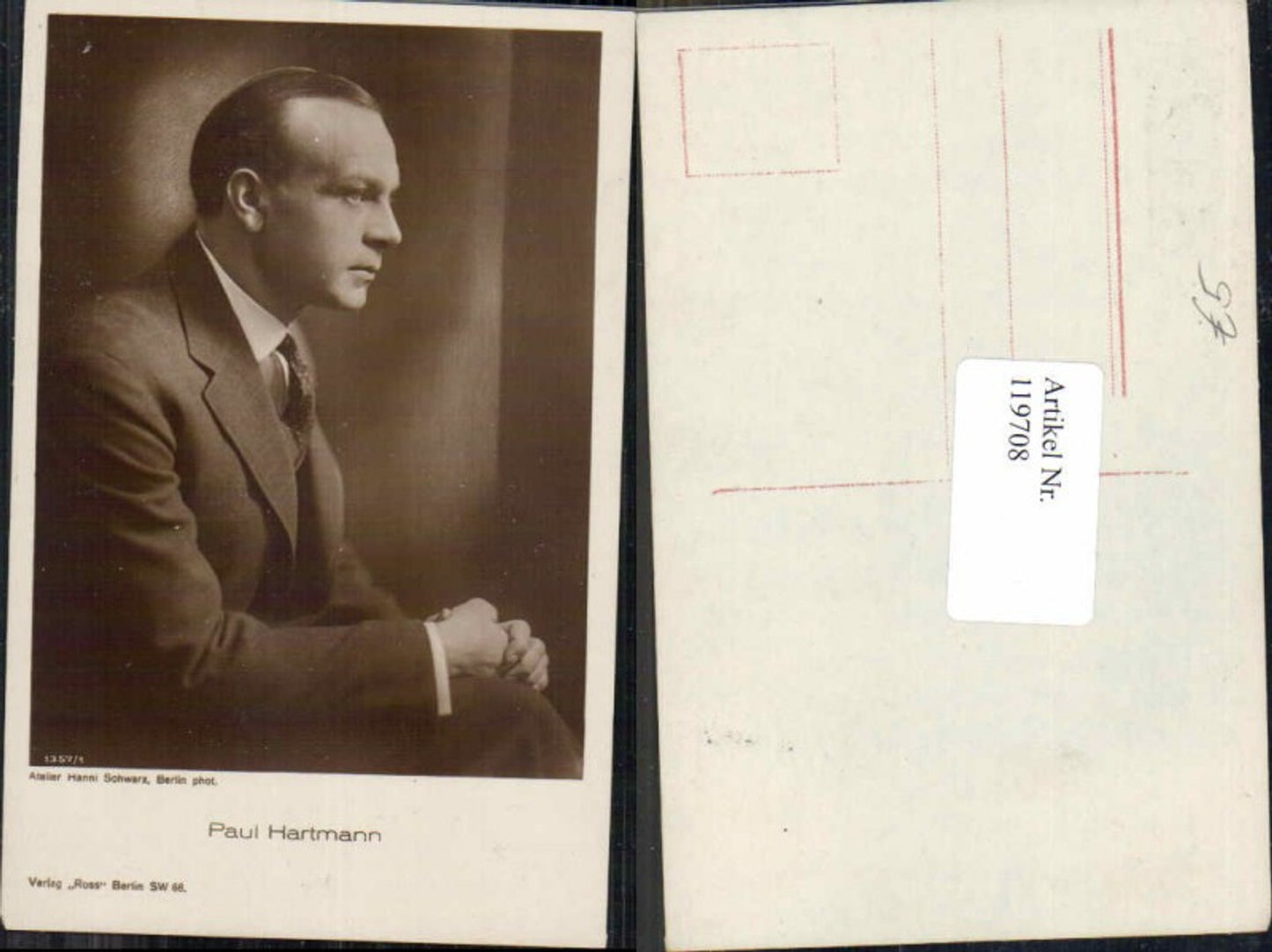 119708,Paul Hartmann pub Ross Verlag 1357-1